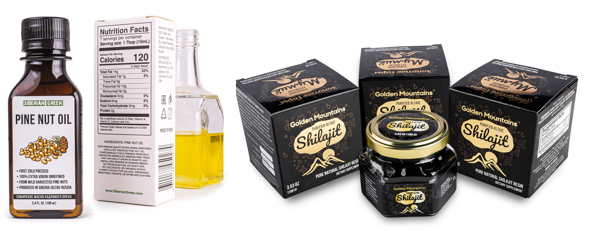 Pine Nut Oil and Shilajit: Great Benefits of The 'Siberian Combo'
