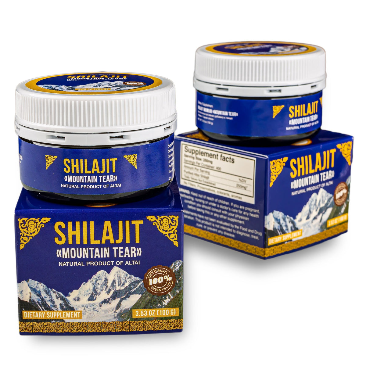 &quot;Mountain Tear&quot; Altai Pure Premium Shilajit Mumijo Resin Siberia 100g (3.4 oz)
