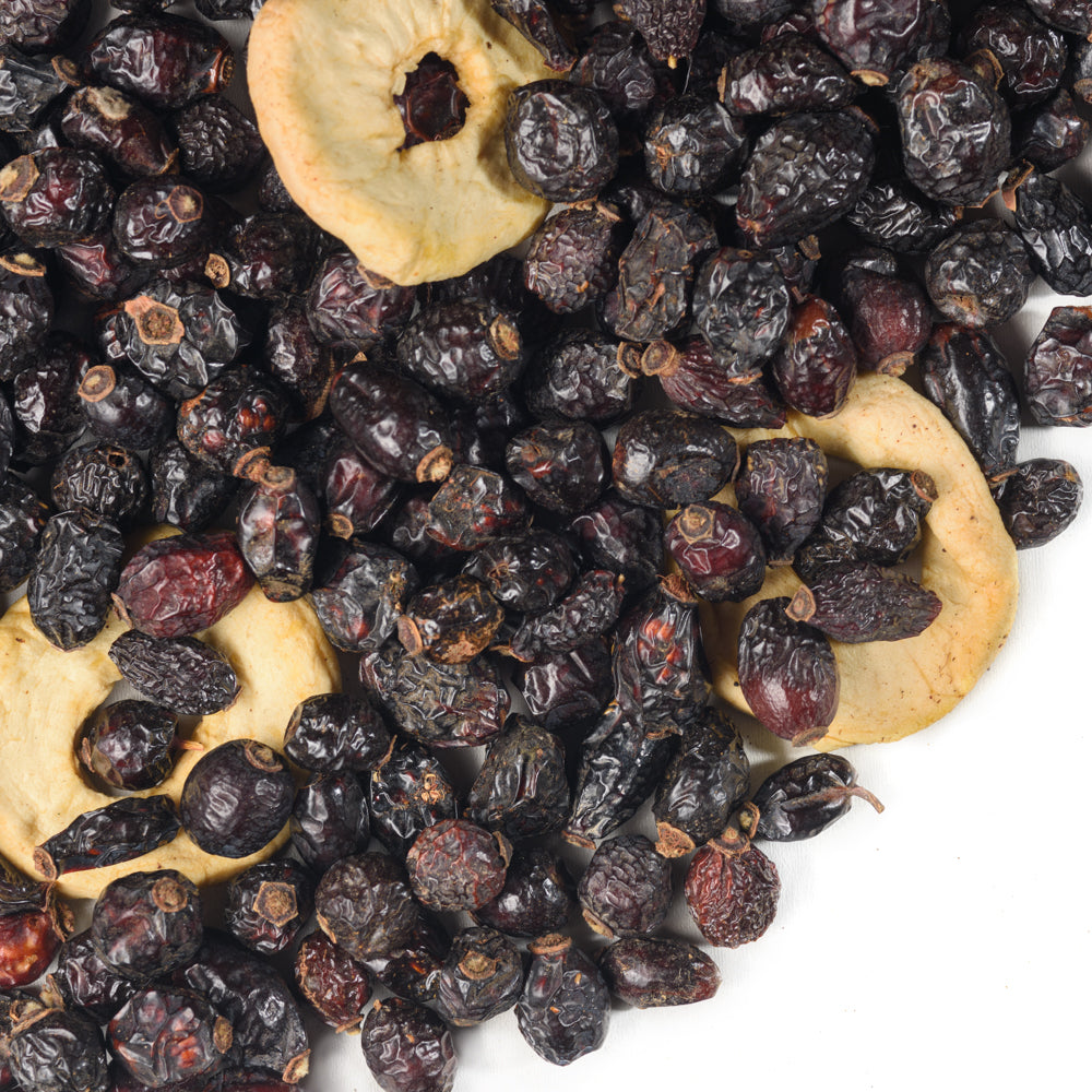Delicious Dried Rose Hips with Apple Slices