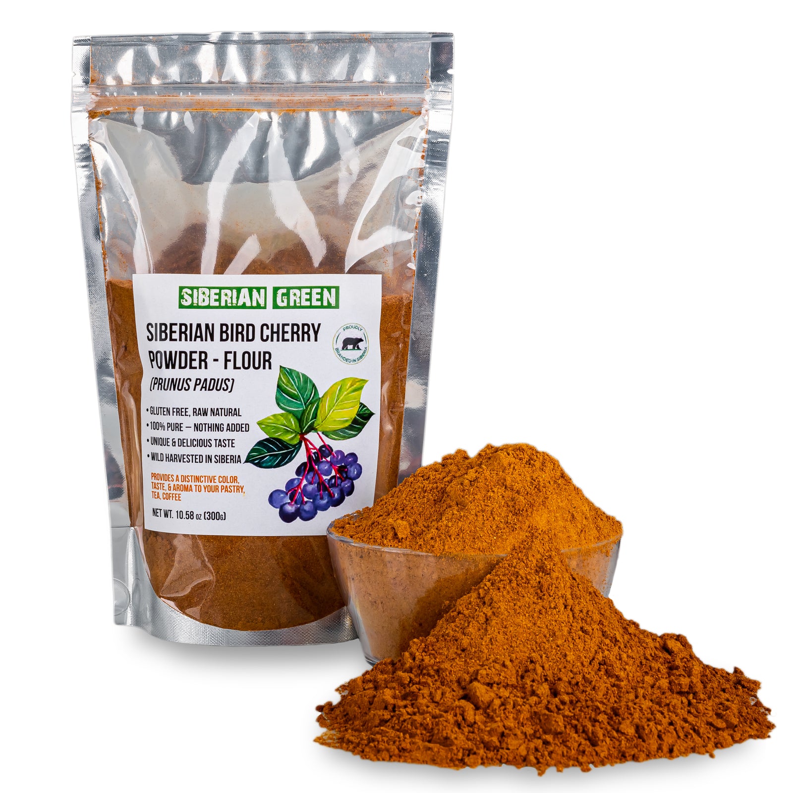 Siberian bird cherry flour: useful properties and benefits. Bird cherry flour use for baking