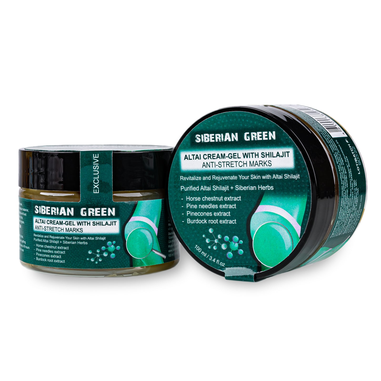 How to apply Shilajit to skin stretch marks? Traditional Altai Cream-Gel with Herbs and Shilajit