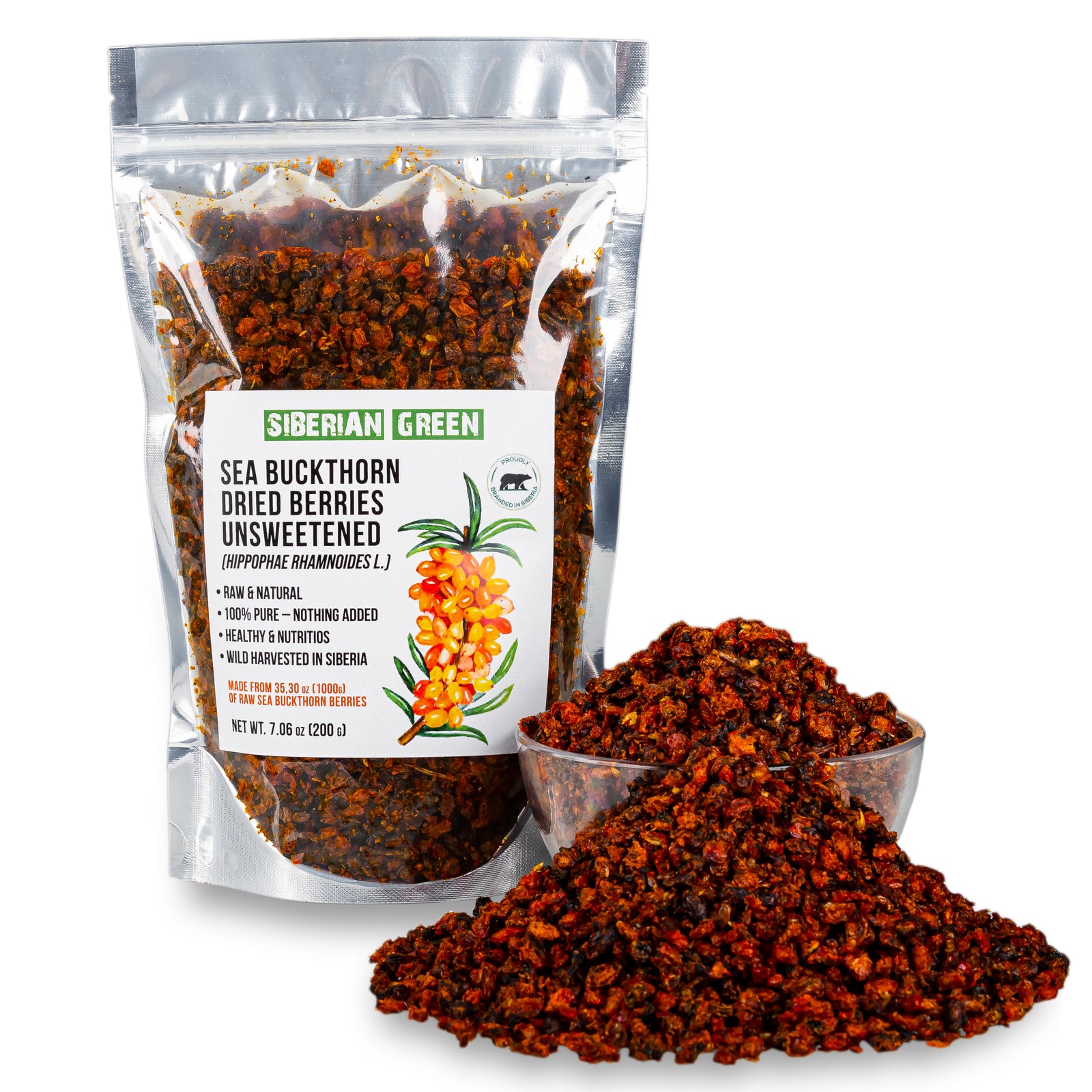 Why does sea buckthorn have such a bright orange/ red color?