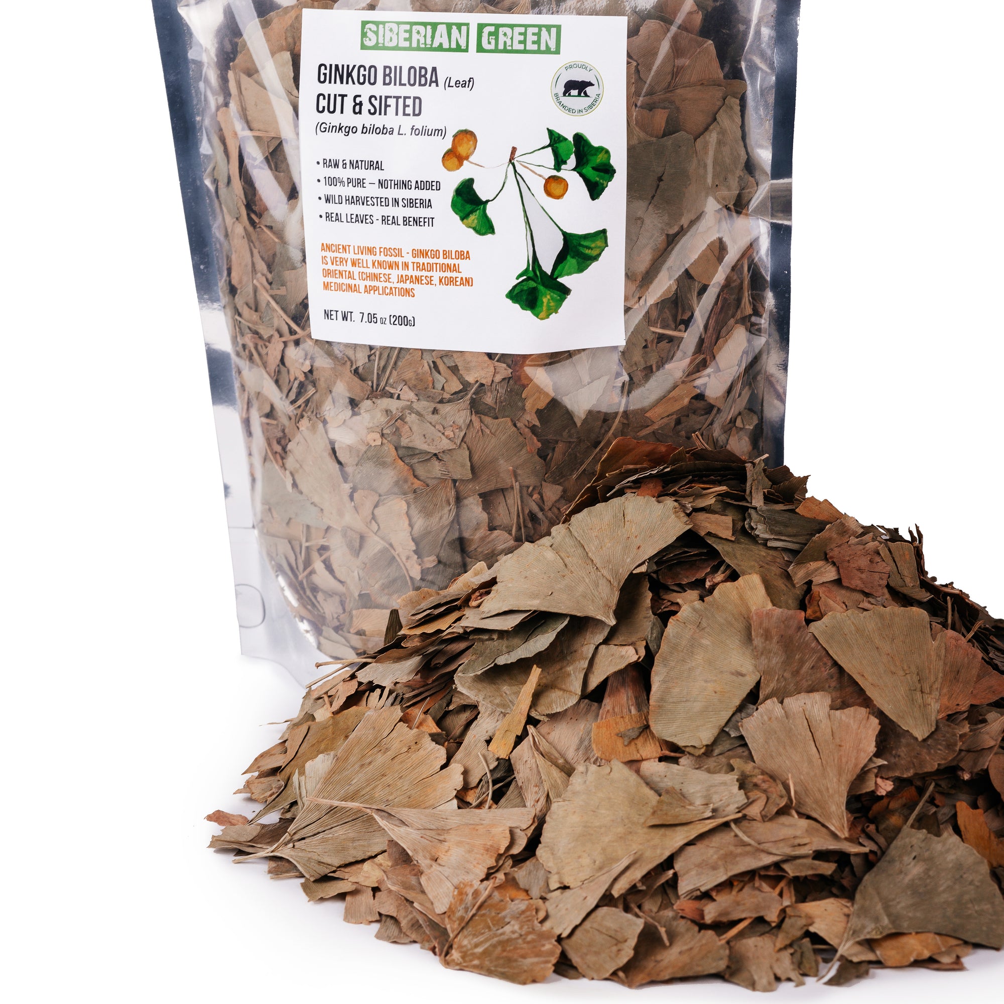 How to brew tea from a Ginkgo Biloba leaf?