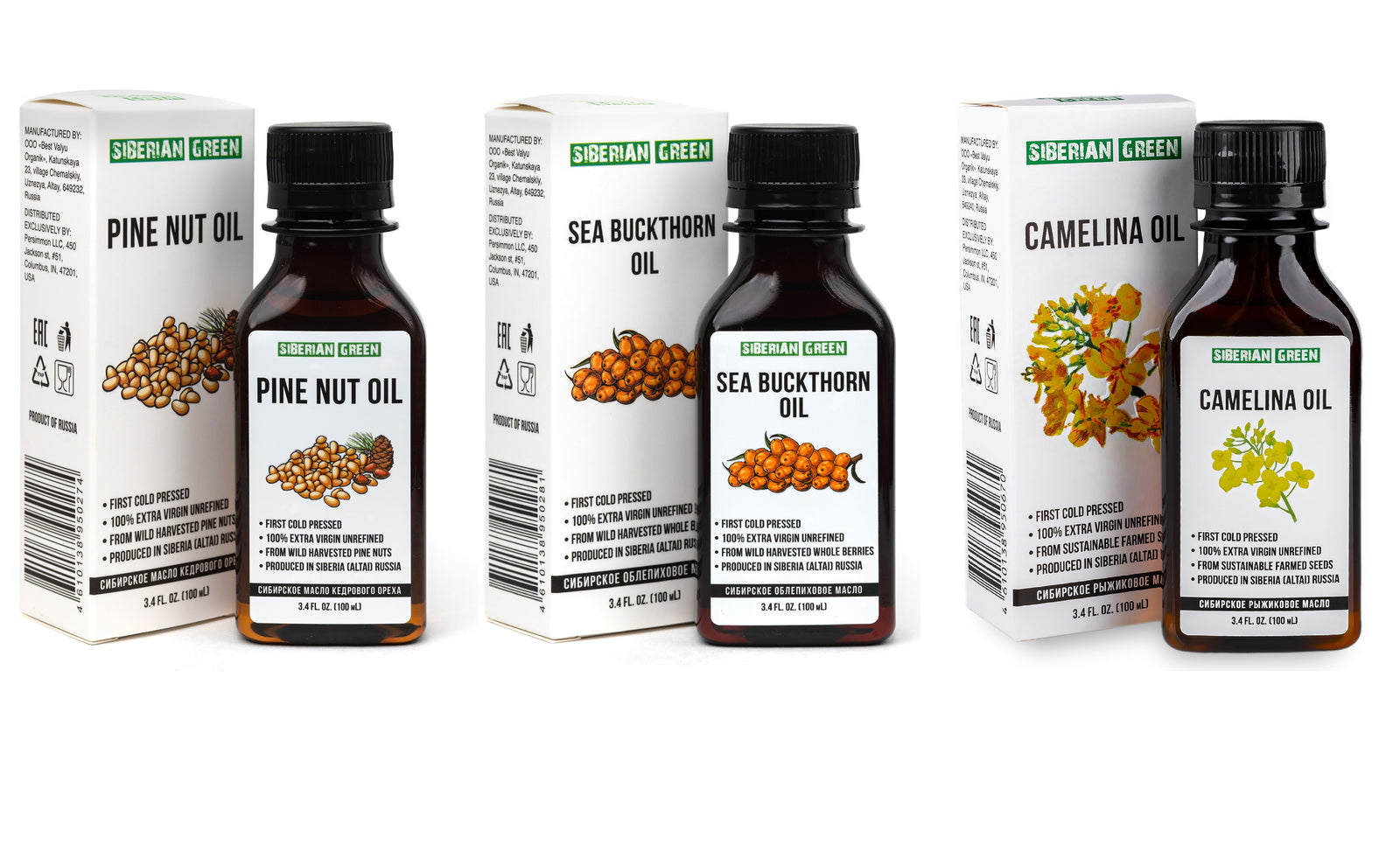 Omega 3 and Omega 6 in vegetable oils