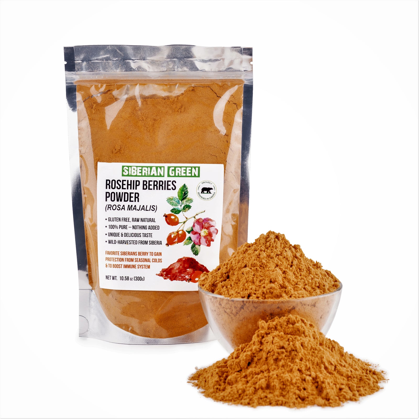 How to brew tea from dried rosehip berries or rosehip powder?