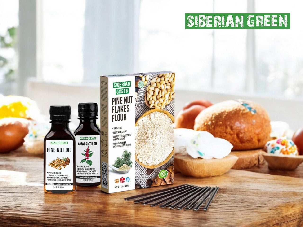 Healthy food for Easter from Siberian Green