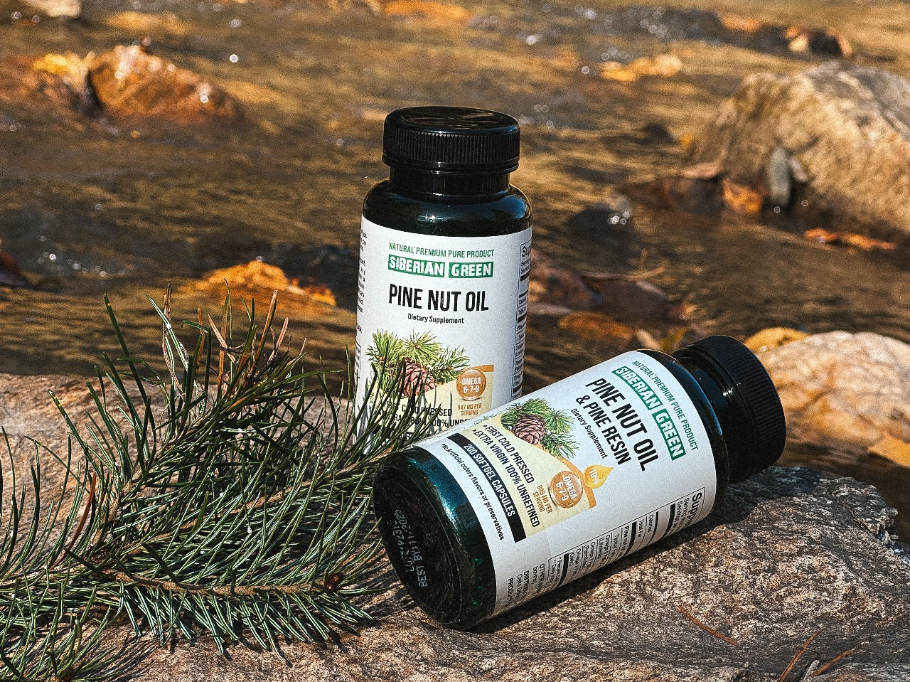 Siberian pure pine nut oil capsules