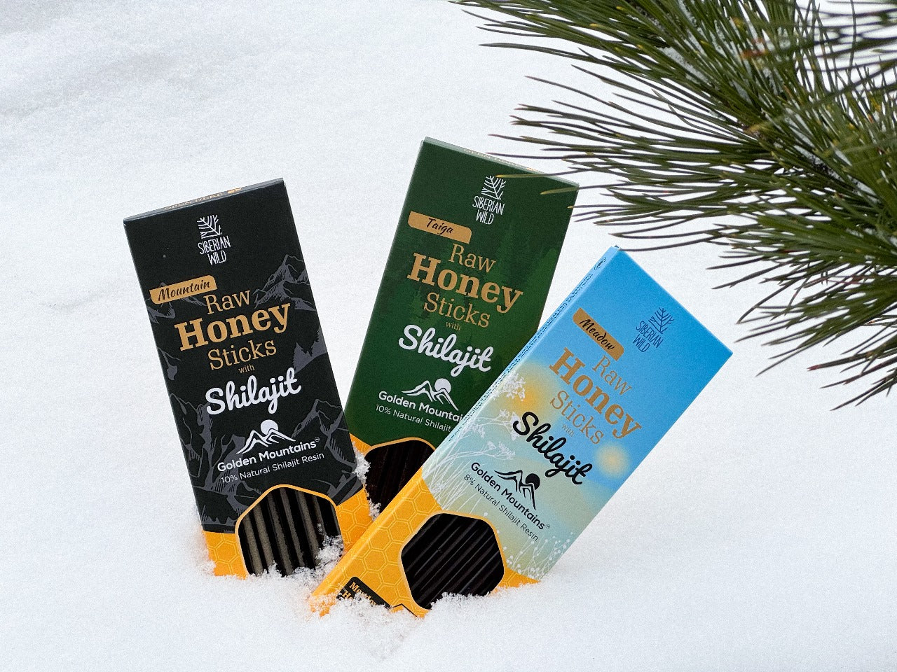 Honey sticks with shilajit Siberian Green