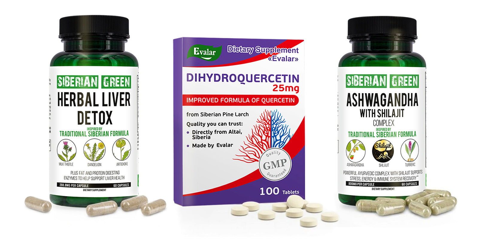 Siberian Green's Dietary Supplements Collection