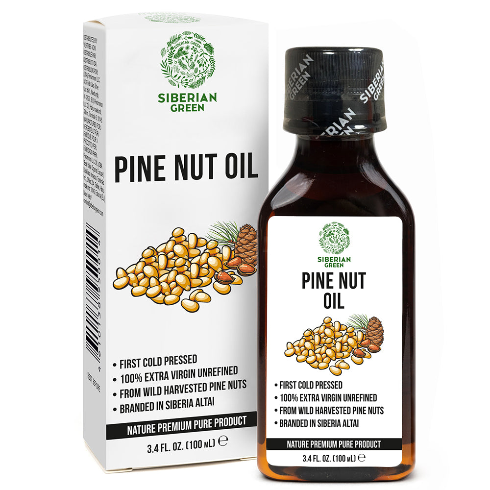 Extra Virgin Siberian Pine Nut Oil – 100% Pure & Cold Pressed