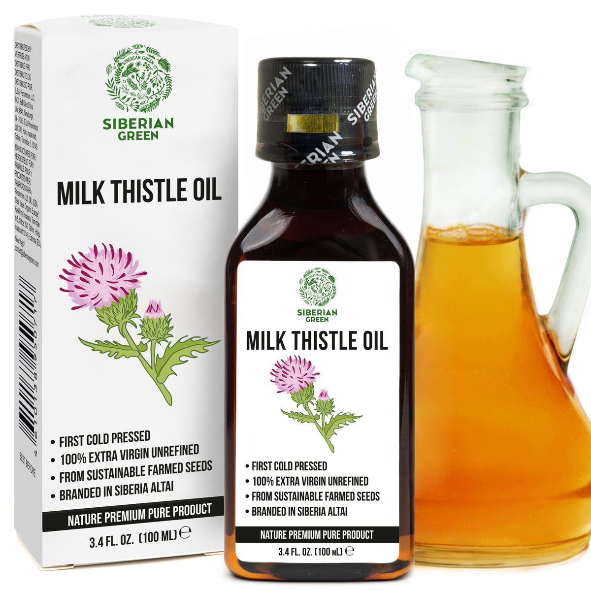 Milk Thistle Oil 100ml | Best Silymarin Supplement for Health