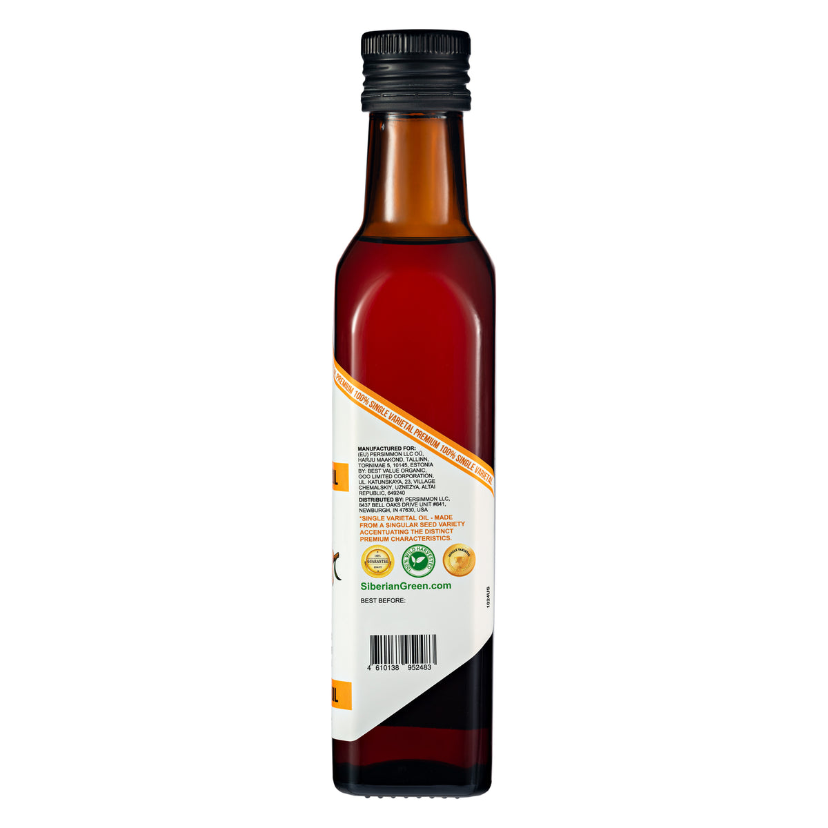 Cold-Pressed, Single Varietal, Food-Grade Oil for Cooking, Skin &amp; Hair Care