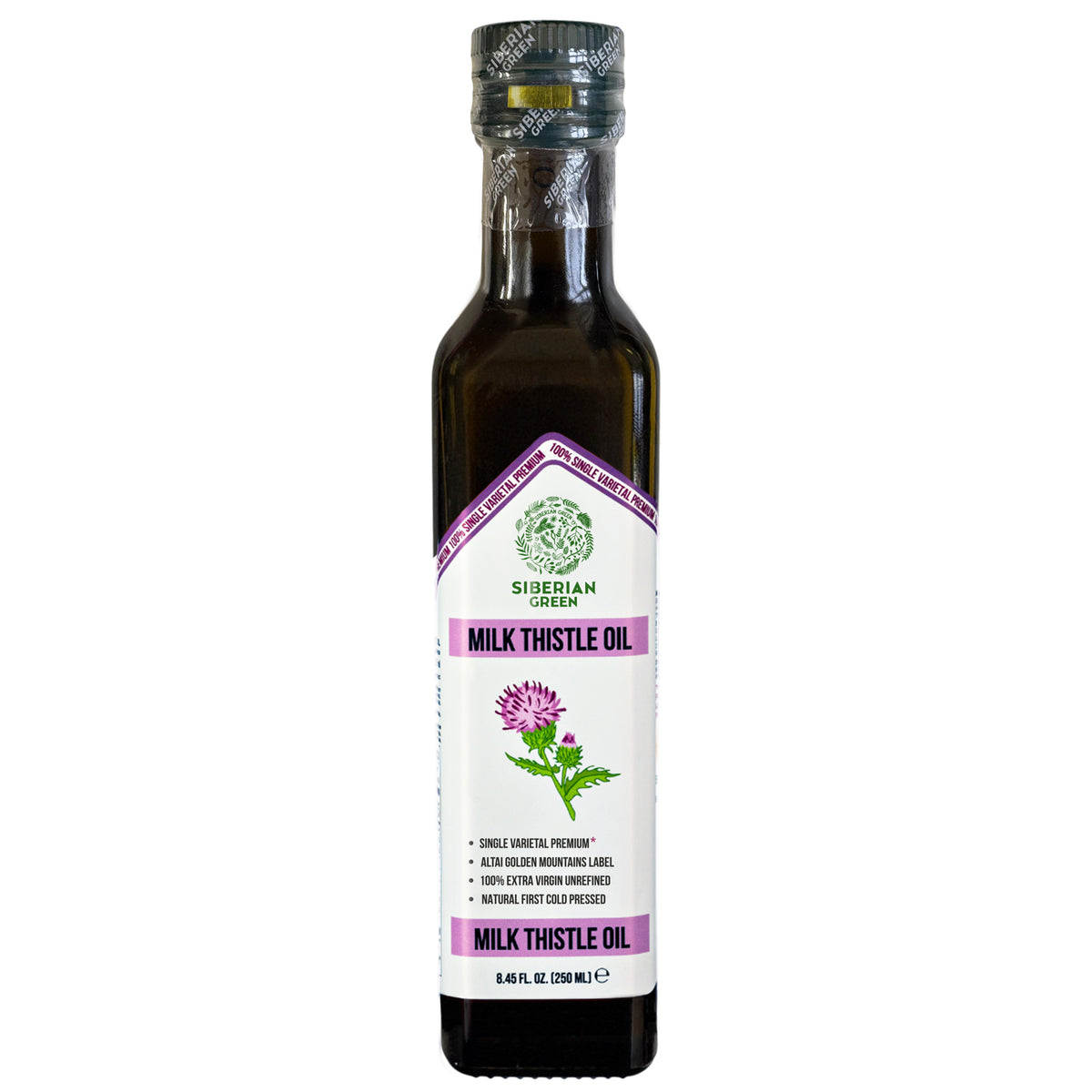 Siberian Green Milk Thistle Oil – 250 ml Extra Virgin