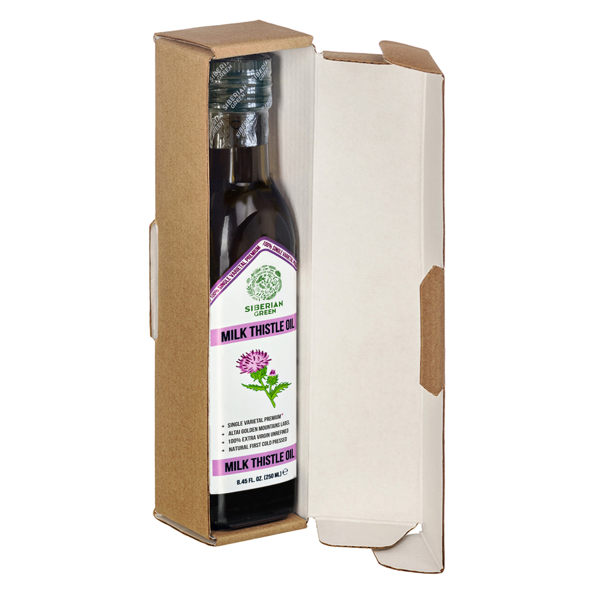 Siberian Green Milk Thistle Oil – 250 ml Extra Virgin