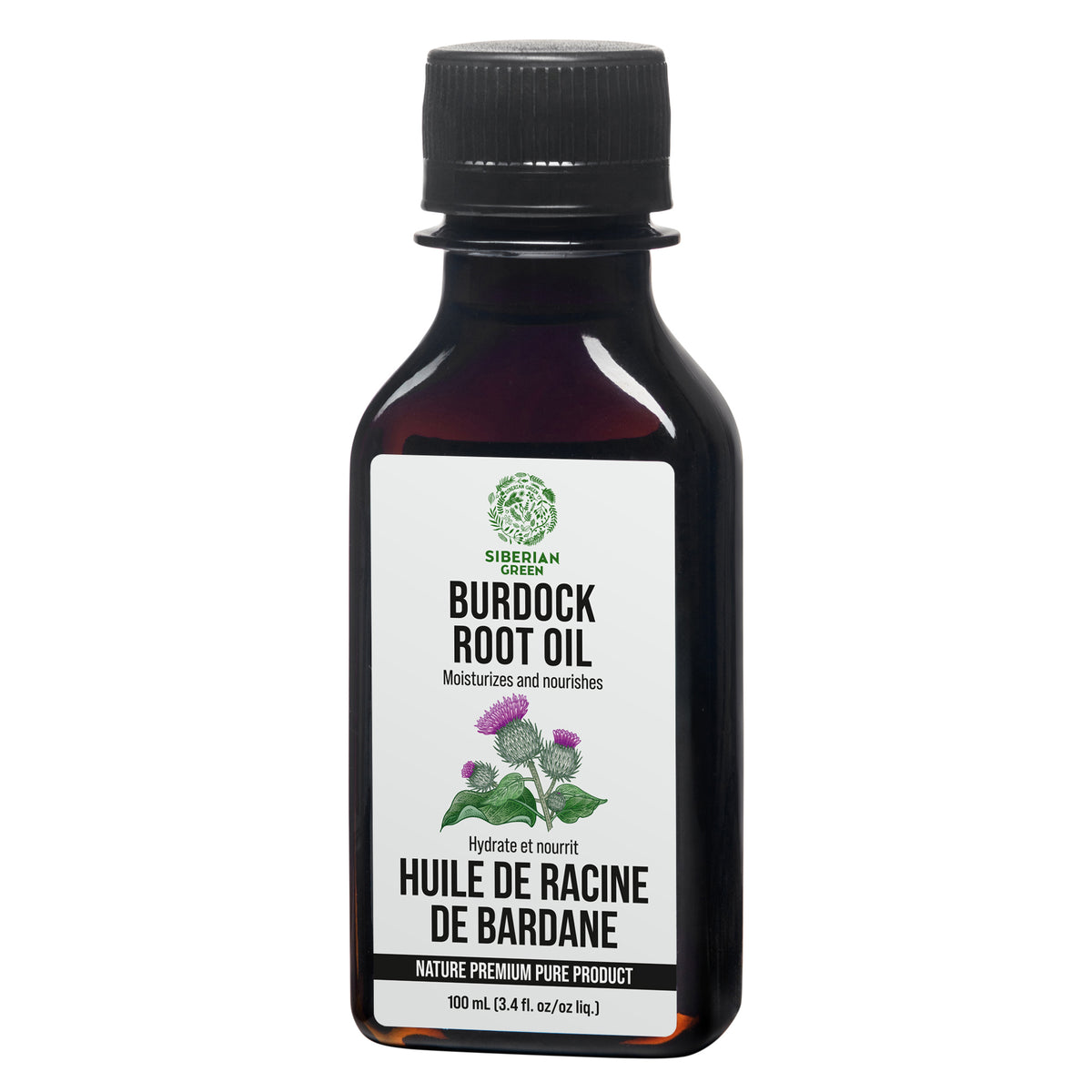 Siberian Burdock Root Oil 100ml - Pure & Natural Care for Hair, Skin & Body