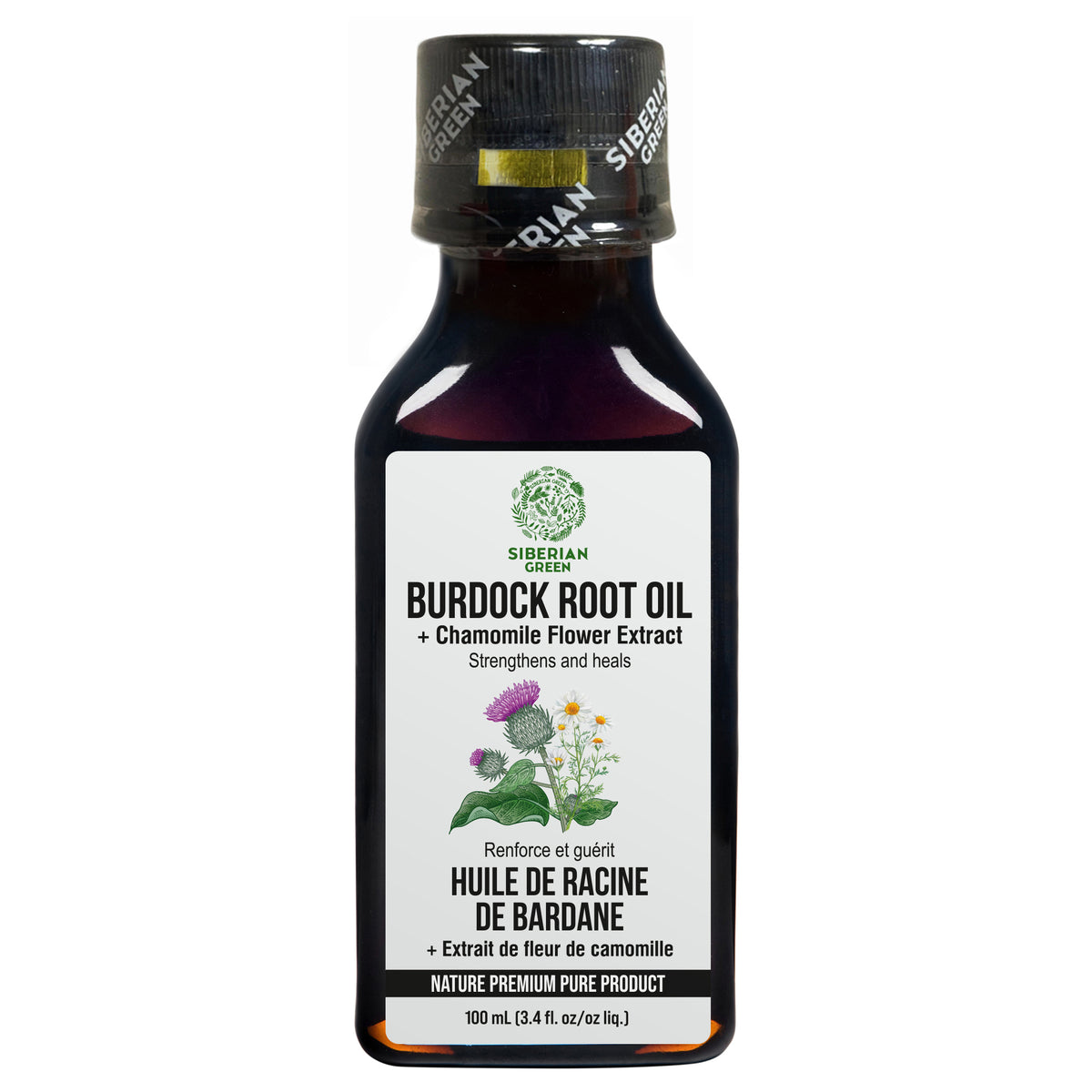 Burdock Oil with Chamomile Extract: Natural Care for Healthier Hair