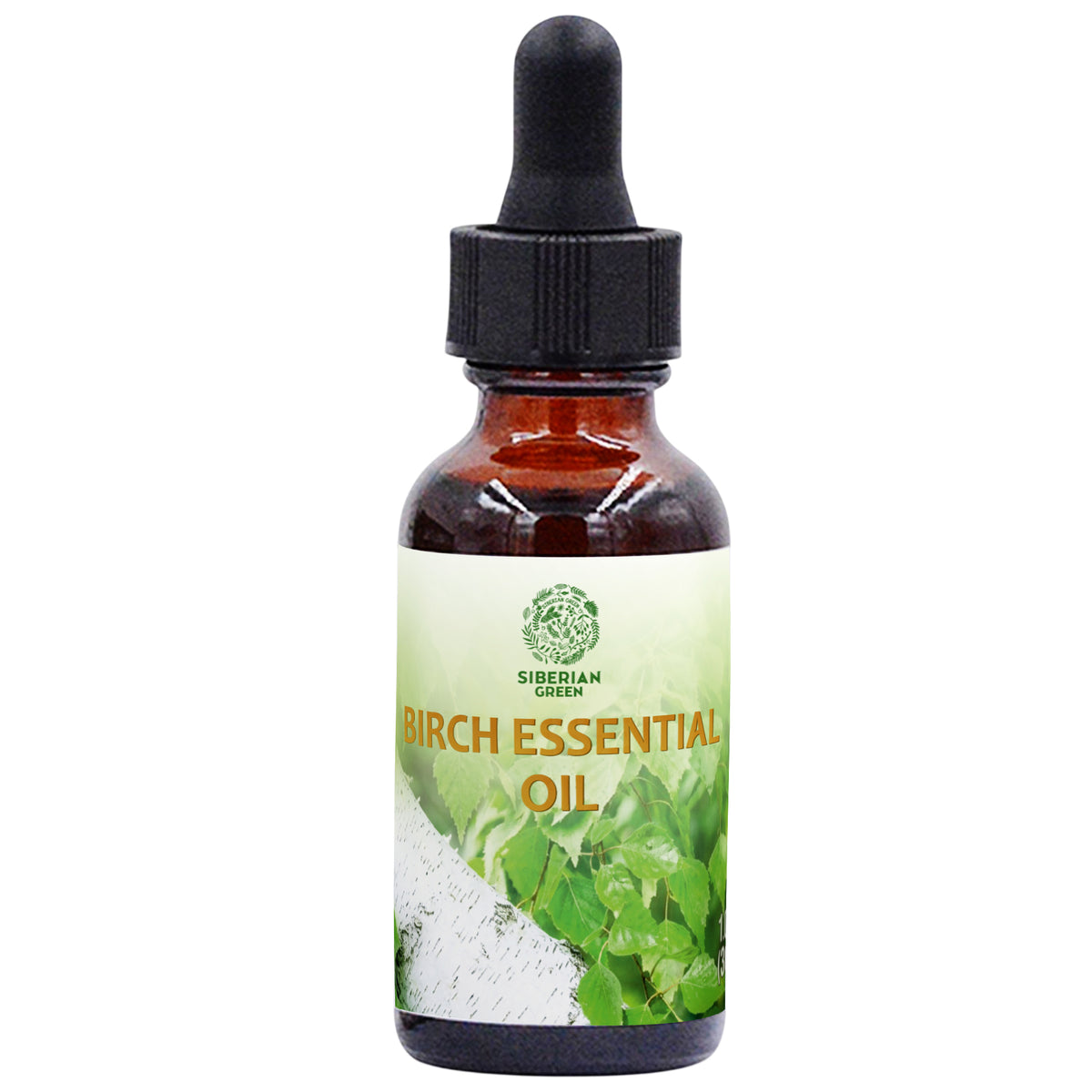 Siberian Green Birch Essential Oil 30 ml 1.0 fl oz Undiluted Aromatherapy Oil Therapeutic Grade