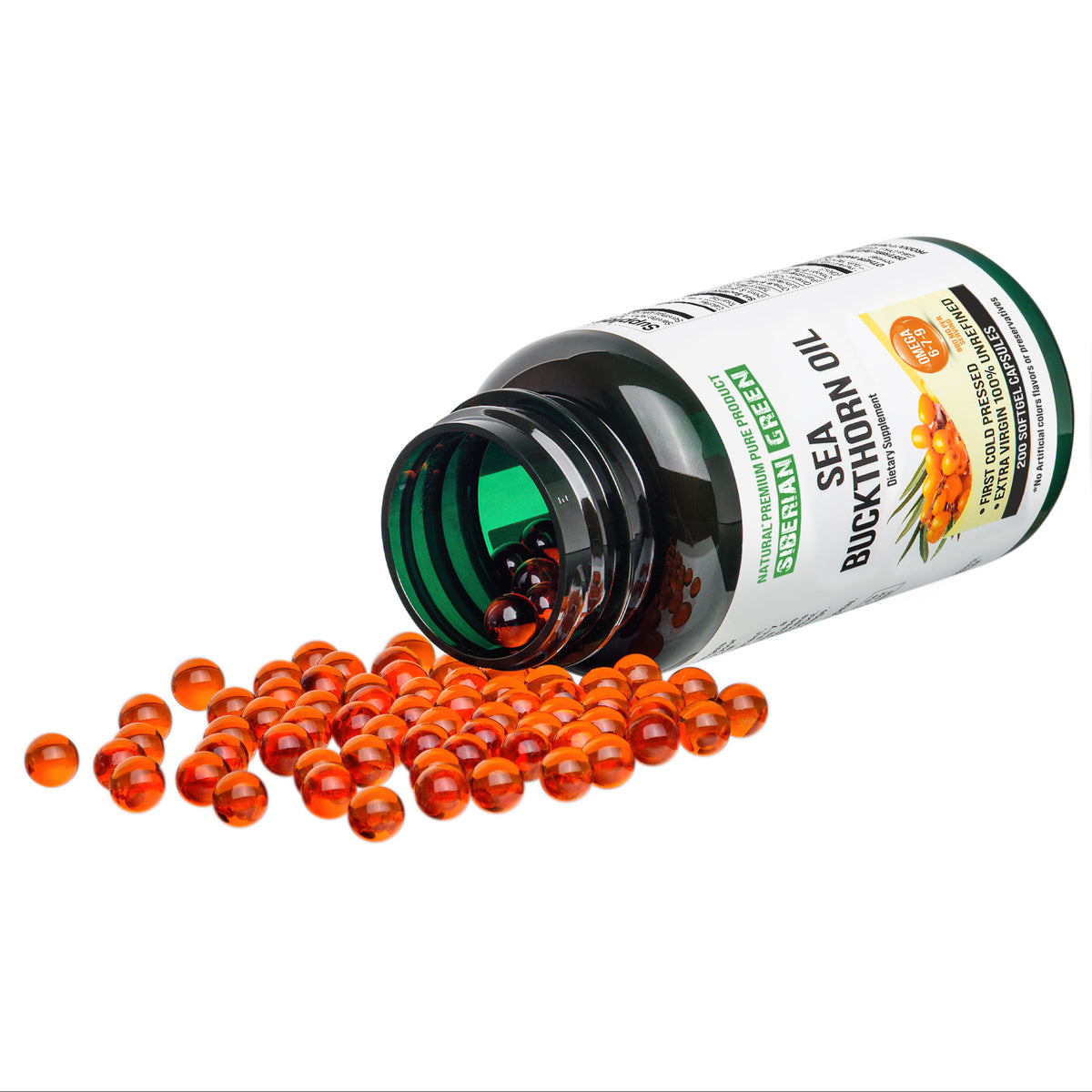 Pure Sea Buckthorn Oil Capsules – Max Potency for Optimal Health