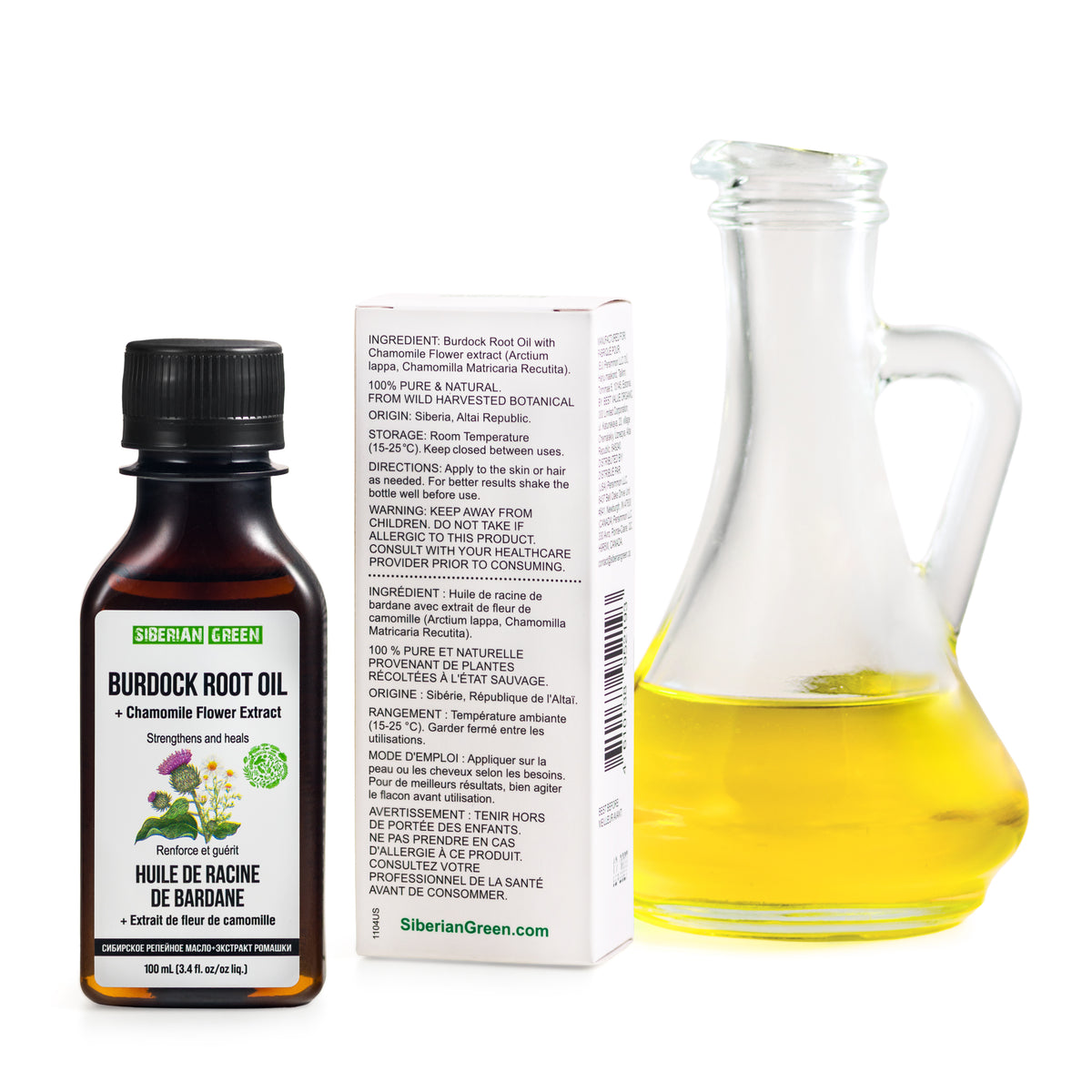 Burdock Oil with Chamomile Extract