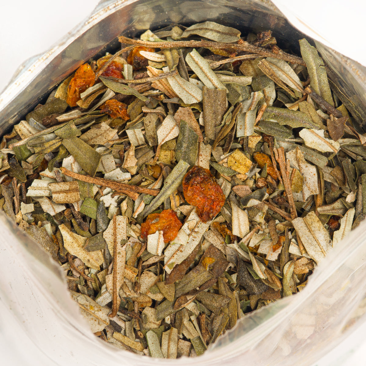 Té de espino amarillo siberiano, 100 g (3,53 oz), hojas secadas al sol de Hippophae, recolectadas de forma silvestre en las montañas de Altái