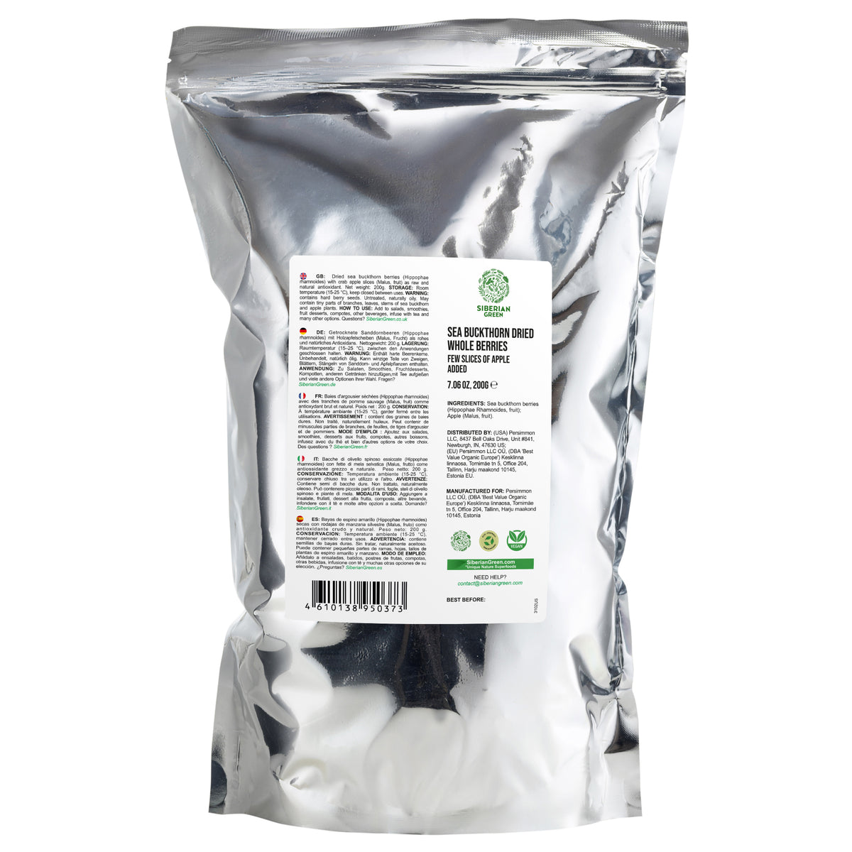 Semillas enteras de escaramujos siberianos secos 1 kg (2,2 libras) - Té de hierbas de escaramujos directamente de Siberia, montañas de Altai y Taiga