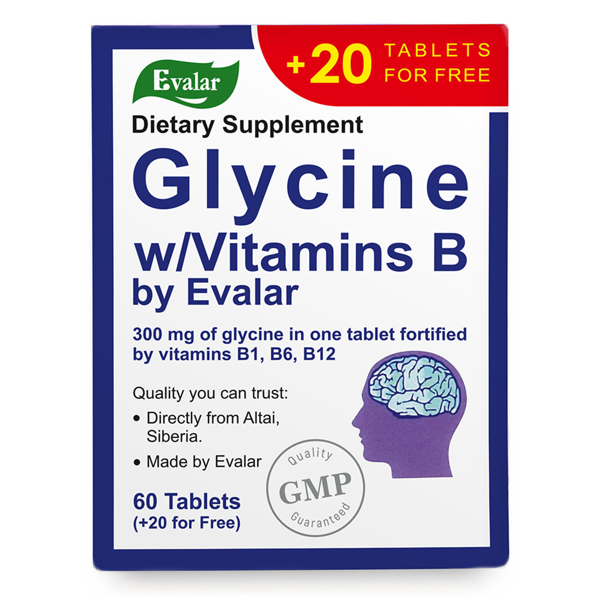 Glycine Forte Evalar 60 Tabs