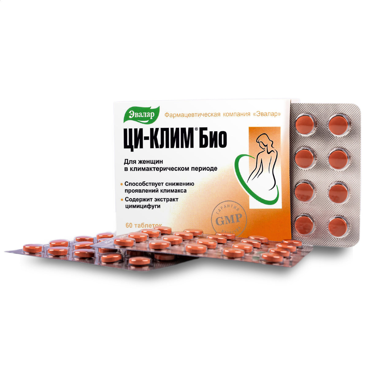 Black Cohosh Herbal Extract by Evalar Ci-Klim 60 Tabs