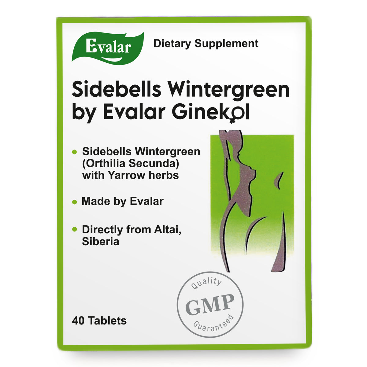 Orthilia Secunda Sidebells Wintergreen Yarrow by Evalar 40 Tabs