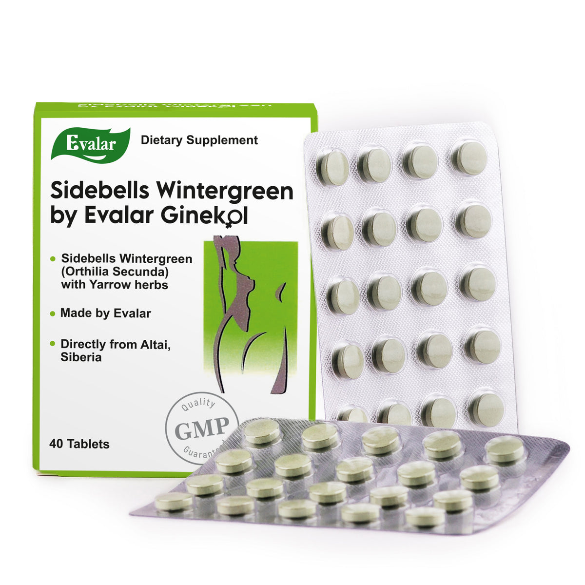 Orthilia Secunda Sidebells Wintergreen Yarrow by Evalar 40 Tabs