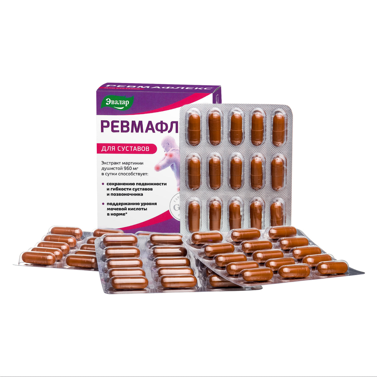 Devil’s-claw Evalar Martynia Extract of Devil’s Claw Herb 60 Capsules