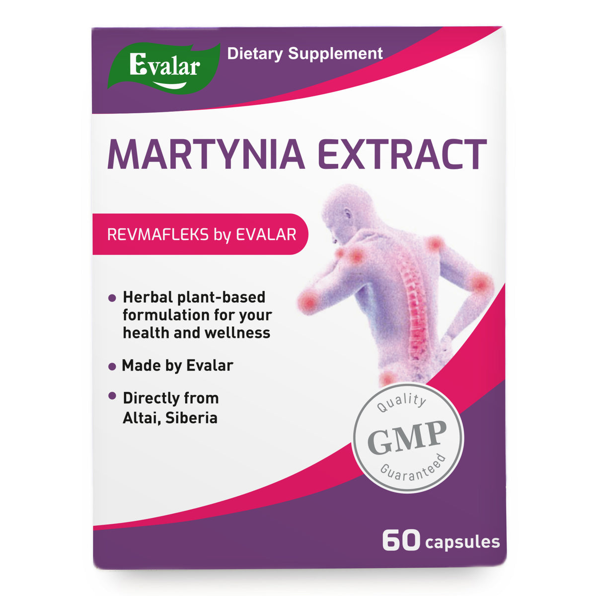Devil’s-claw Evalar Martynia Extract of Devil’s Claw Herb 60 Capsules