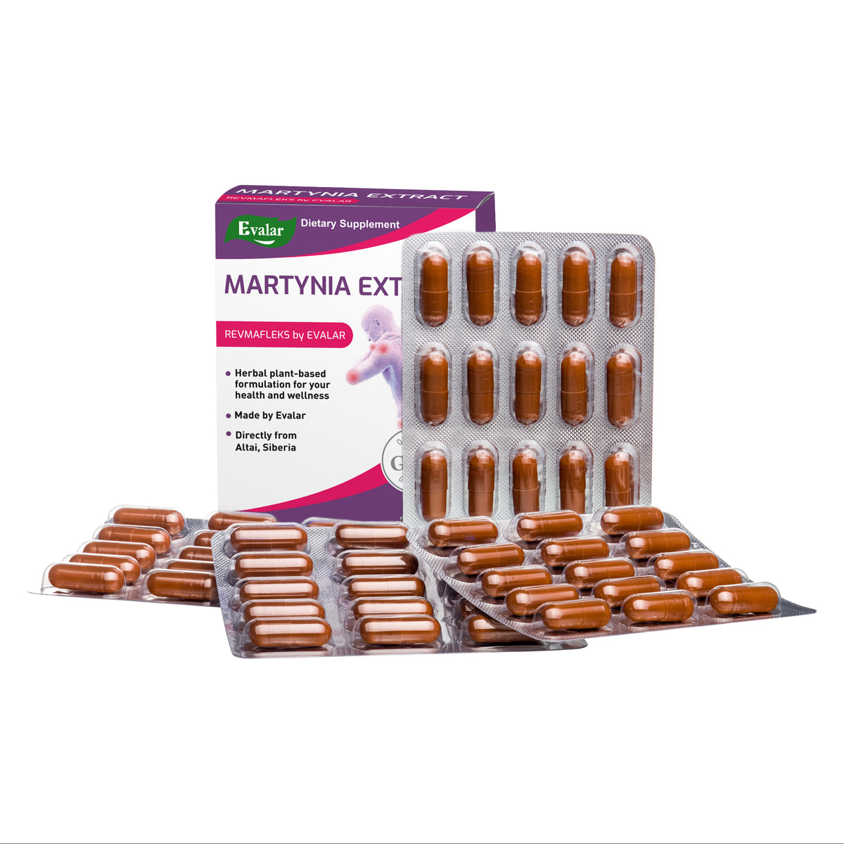 Devil’s-claw Evalar Martynia Extract of Devil’s Claw Herb 60 Capsules