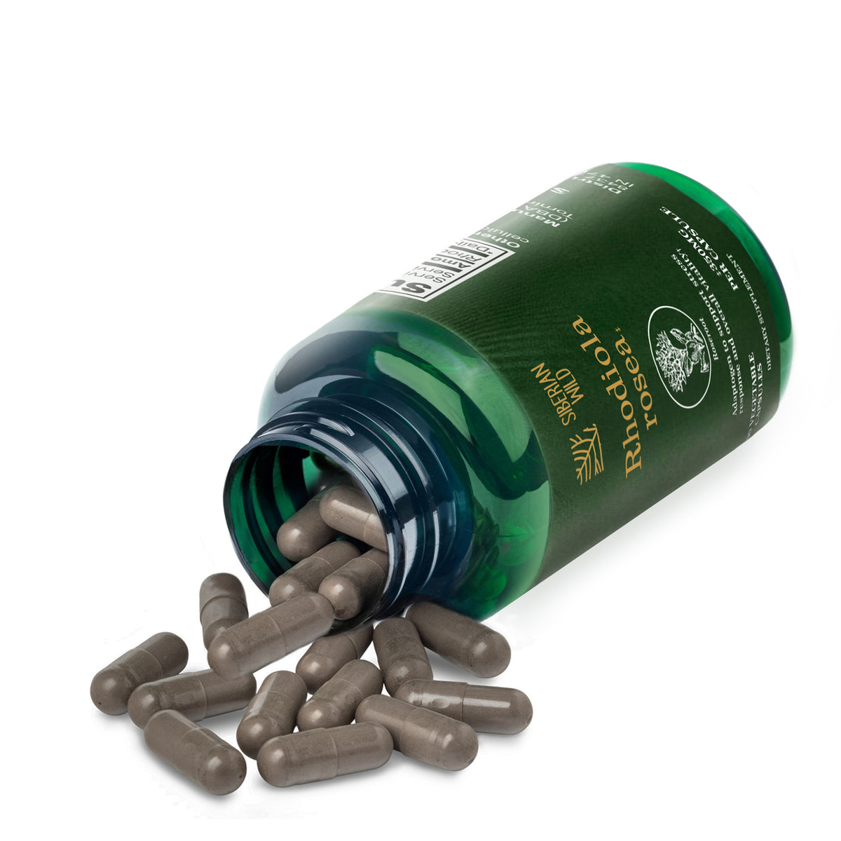 Siberian Wild Rhodiola Rosea Capsules – 350 mg – 90 Vegan Capsules