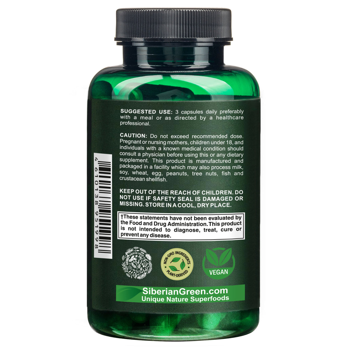 Siberian Wild Calendula Capsules – 1800mg – 90 Vegan Capsules