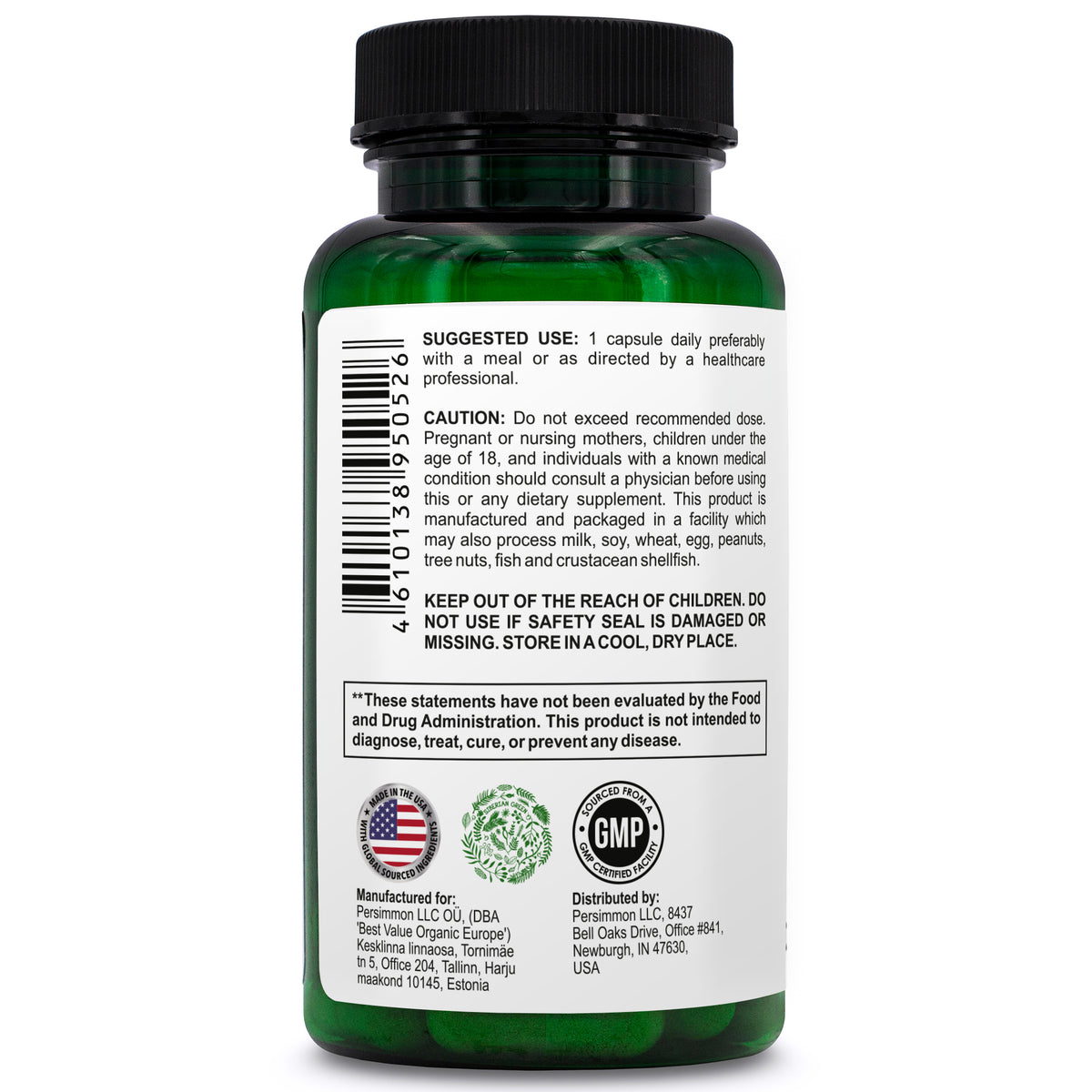 Ashwagandha con Shilajit de Altai y cúrcuma | Complejo de hierbas ayurvédicas 60 cápsulas