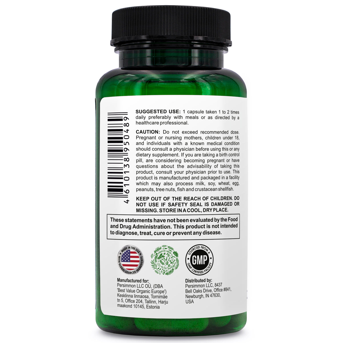 Desintoxicación renal a base de hierbas Siberian Green 60 cápsulas - Arándano, abedul y enebro