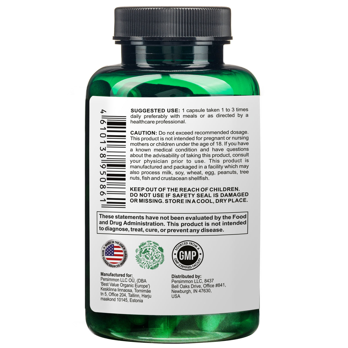 6 Super Probióticos Siberian Green Bifido y Lacto Acidophilus 120 Cápsulas