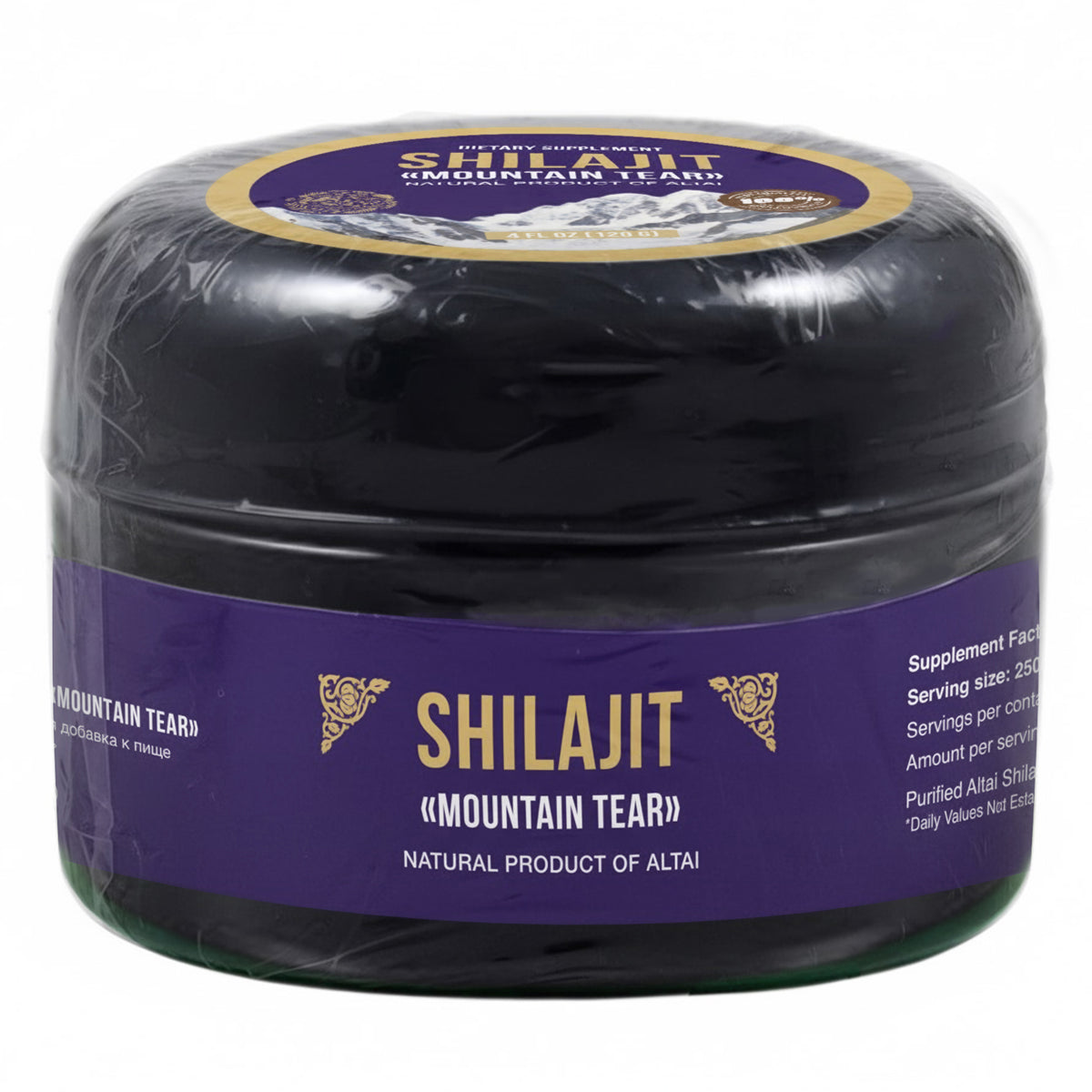 "Mountain Tear" Altai Pure Premium Shilajit Mumijo Resina Siberia 100 g (3,4 oz)
