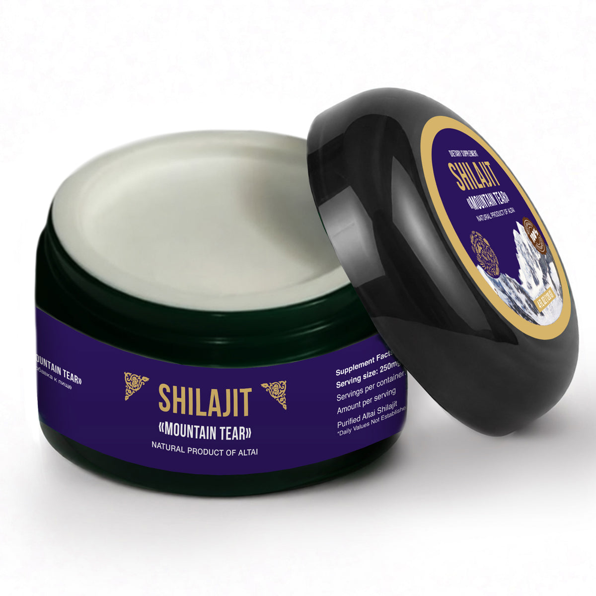 "Mountain Tear" Altai Pure Premium Shilajit Mumijo Resina Siberia 100 g (3,4 oz)