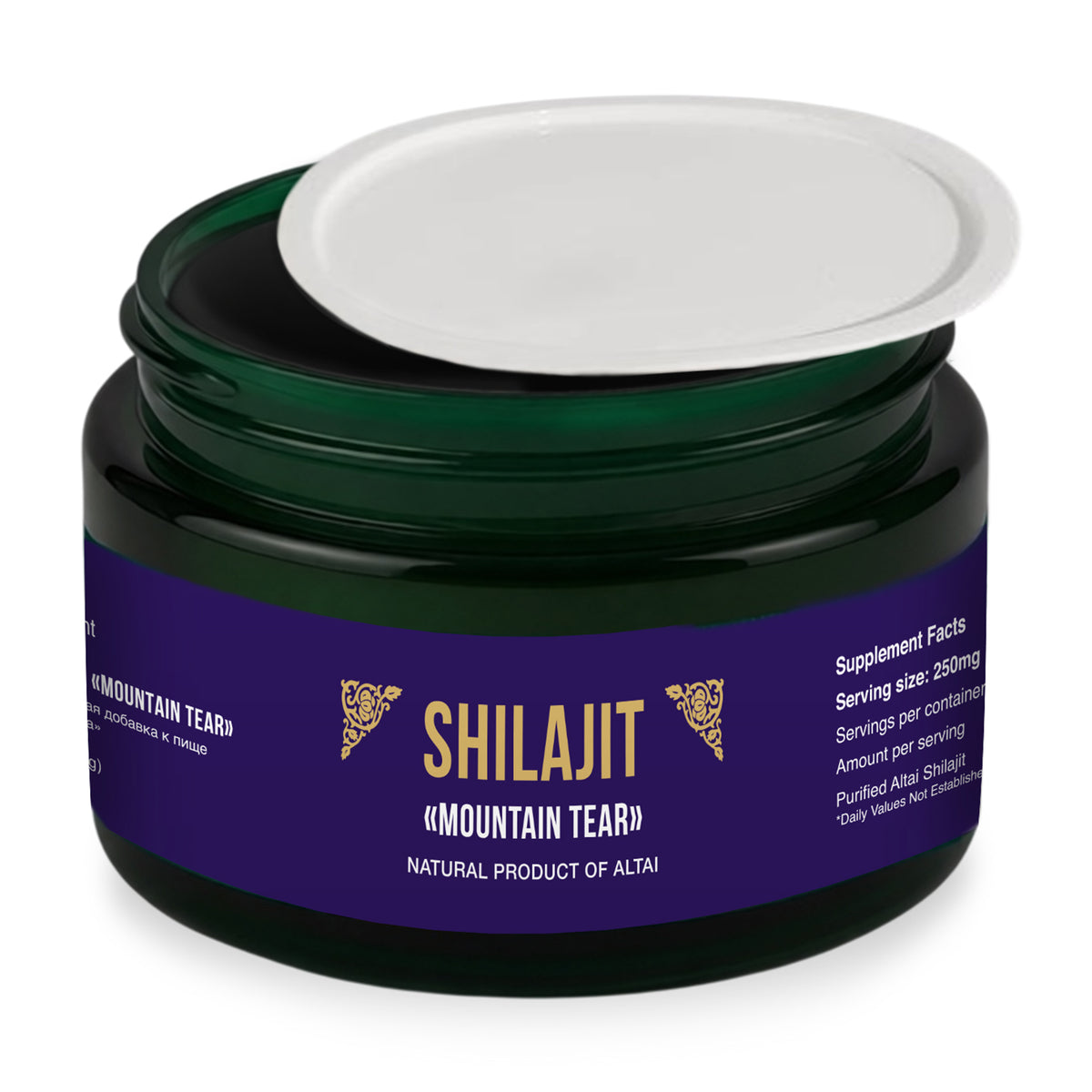 "Mountain Tear" Altai Pure Premium Shilajit Mumijo Resina Siberia 100 g (3,4 oz)