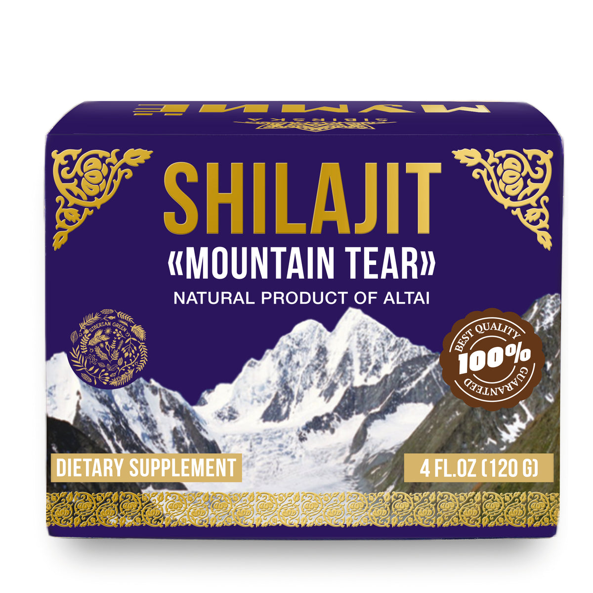 "Mountain Tear" Altai Pure Premium Shilajit Mumijo Resina Siberia 100 g (3,4 oz)