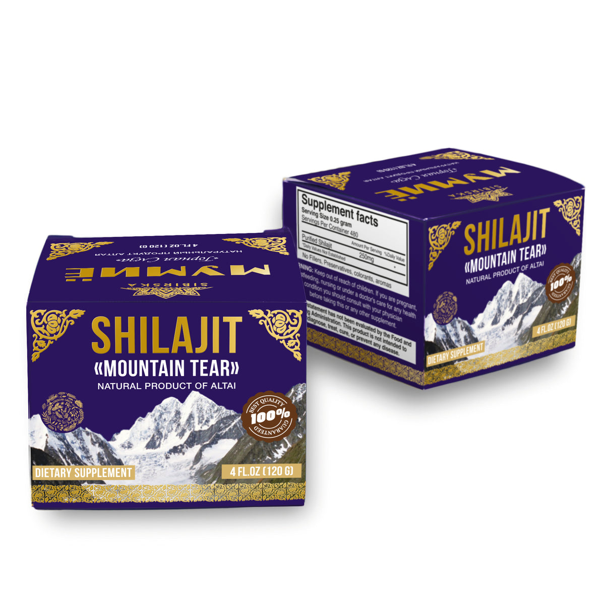 "Mountain Tear" Altai Pure Premium Shilajit Mumijo Resina Siberia 100 g (3,4 oz)