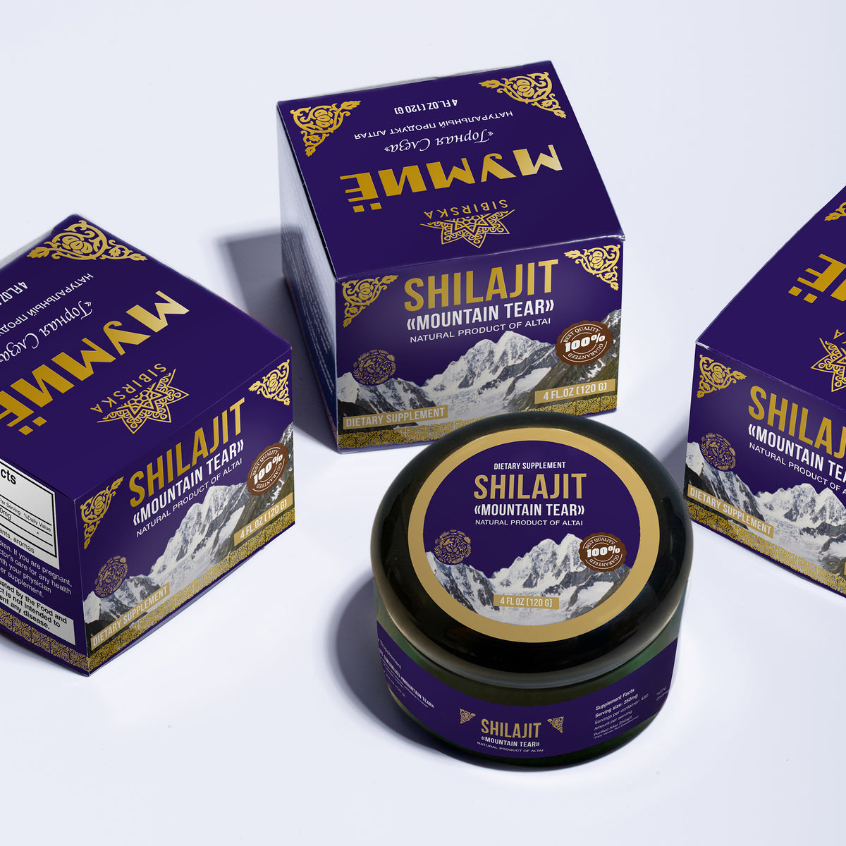 "Mountain Tear" Altai Pure Premium Shilajit Mumijo Resina Siberia 100 g (3,4 oz)