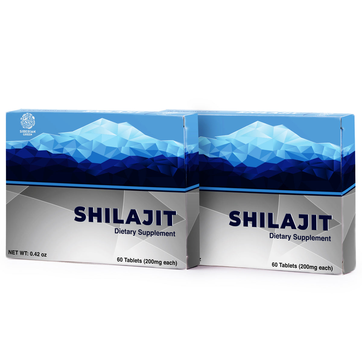 120 (Paquete de 2x60) Altaico Puro Shilajit Montañas Azules "MUMIJO" Mumio Mumiyo Resina