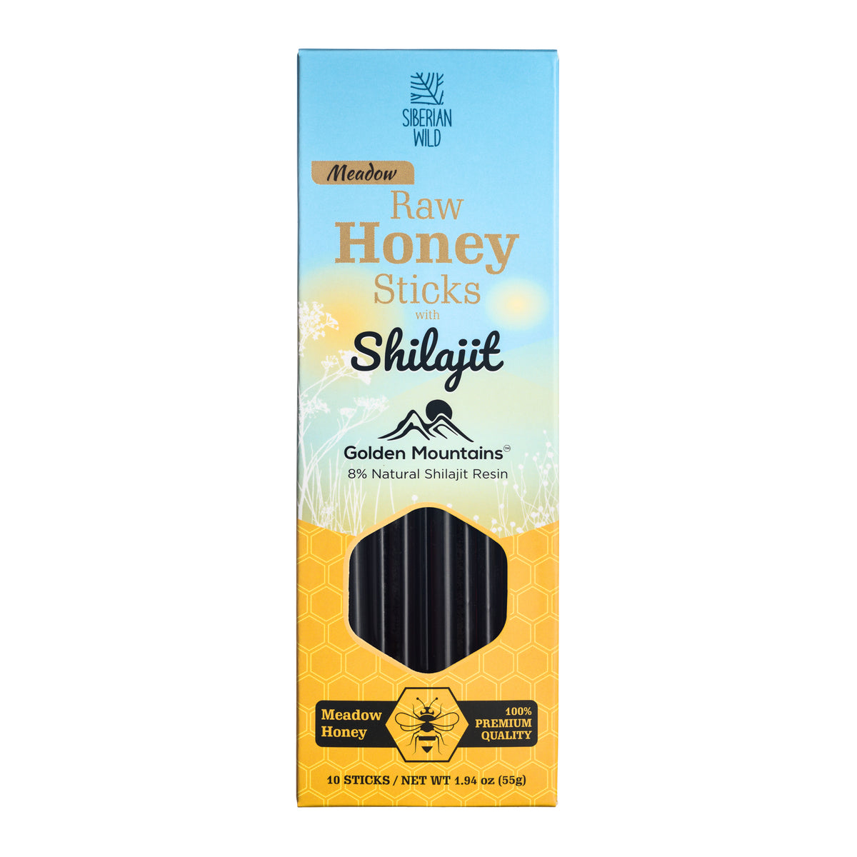 Shilajit Honey Sticks 8%