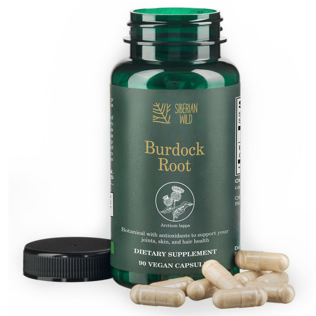 Burdock root supplement