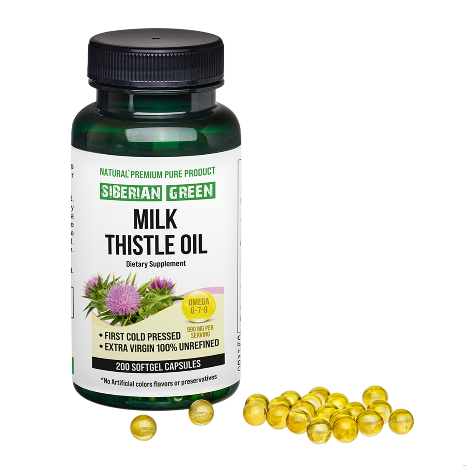Milk Thistle Oil Capsules 