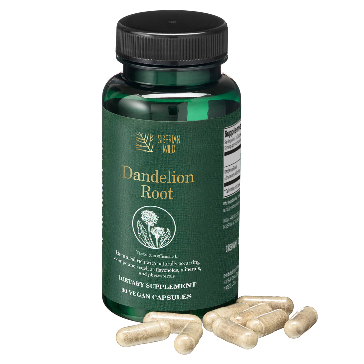 Wild Dandelion Root Capsules – 1500mg 