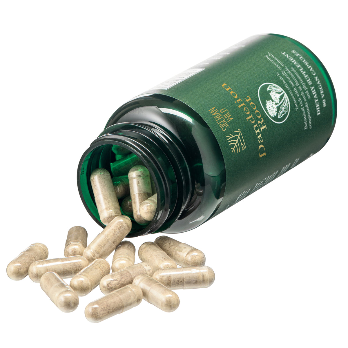 Dandelion root extract capsules