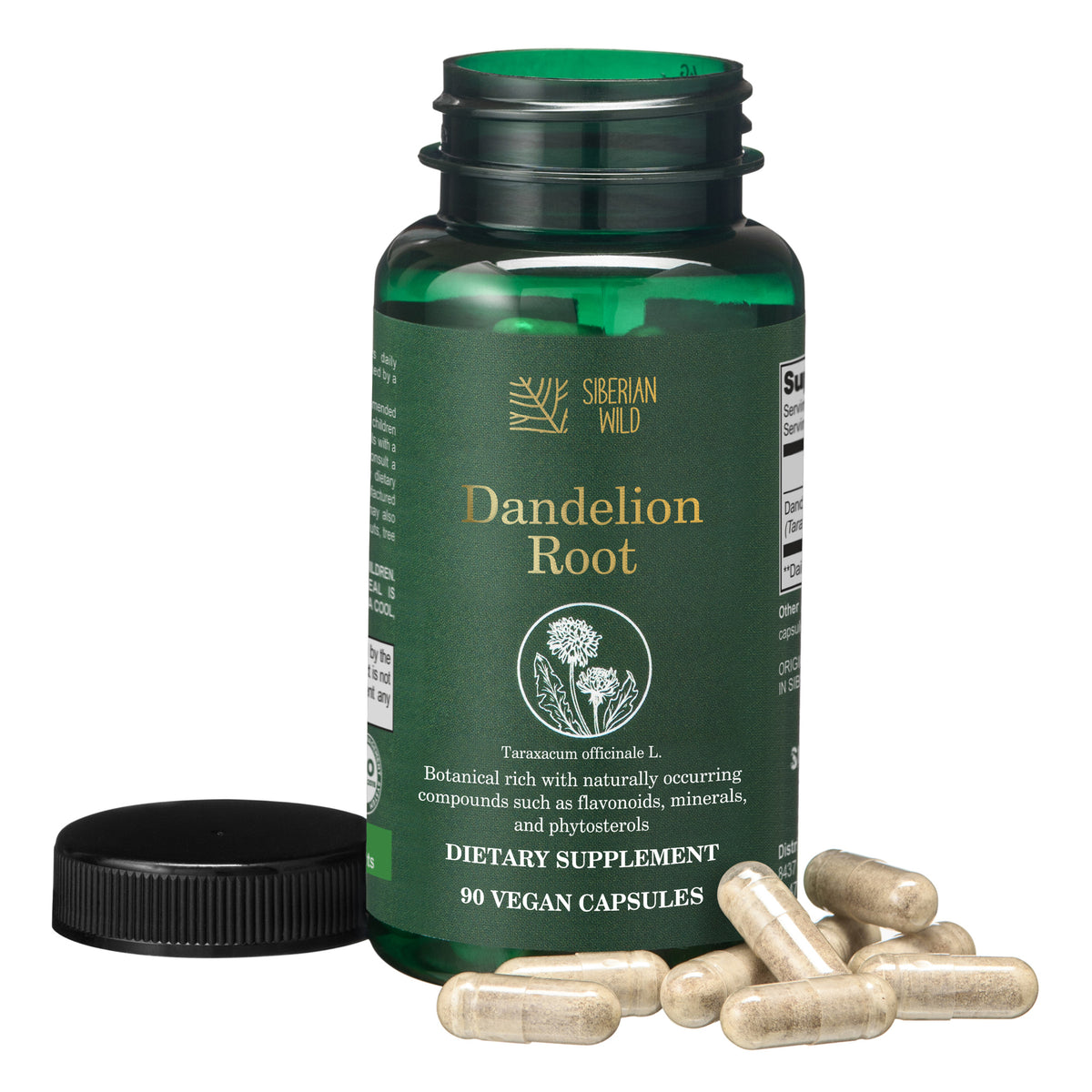 Dandelion capsules for liver health